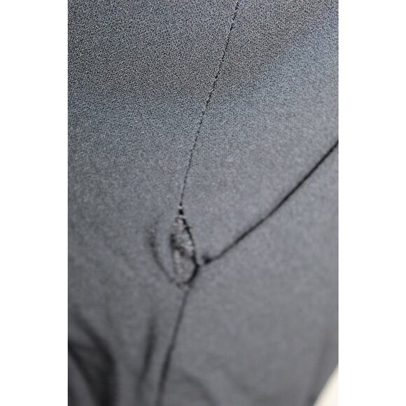 A.L.C. Black Mini Dress Pockets Cocktail Bib Style Cutout Jones Crepe Size 2 - Picture 7 of 14